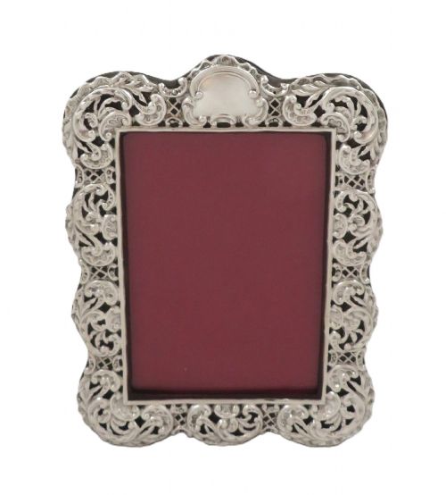ANTIQUE VICTORIAN STERLING SILVER 8 PHOTO FRAME 1897 - ADDITIONAL PHOTO 4