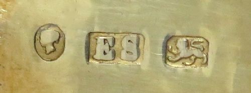 ANTIQUE VICTORIAN STERLING SILVER VINAIGRETTE 1855 - ADDITIONAL PHOTO 8