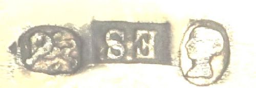 ANTIQUE VICTORIAN STERLING SILVER SNUFF BOX 1855 - ADDITIONAL PHOTO 6