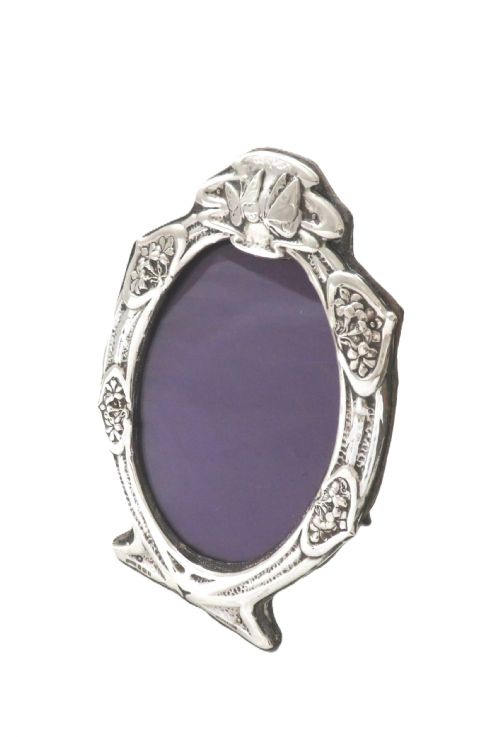 ANTIQUE ART NOUVEAU STERLING SILVER 'BUTTERFLY' PHOTO FRAME 1905 - ADDITIONAL PHOTO 5