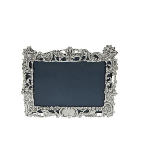 Antique Victorian Sterling Silver 'Landscape' Photo Frame 1889
