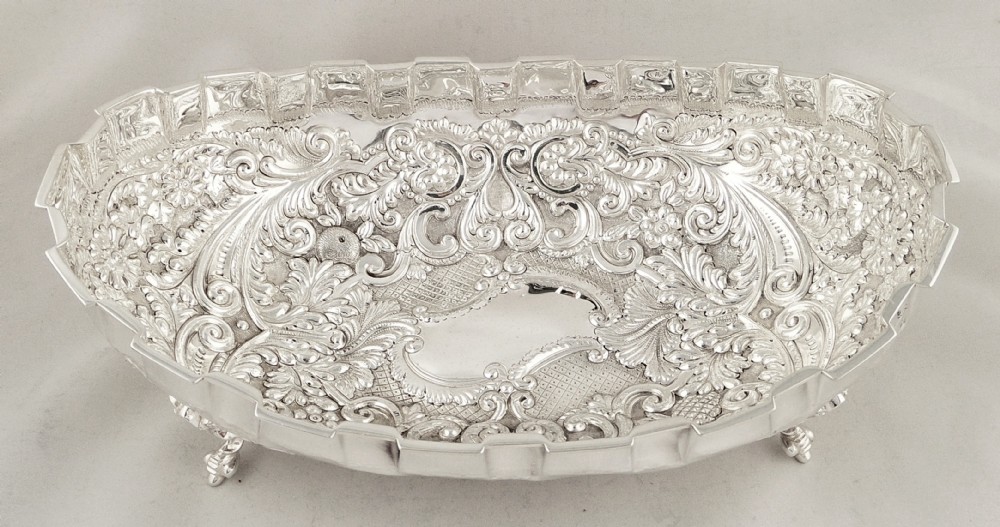 Large Antique Victorian Sterling Silver 11