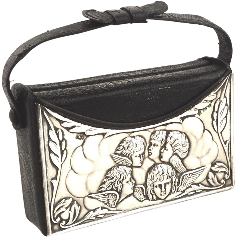 Antique Edwardian Sterling Silver Cased Prayer & Hymn Book 1903