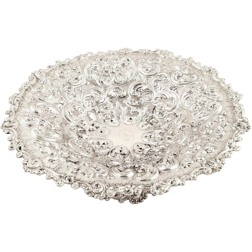 Antique Scottish Hallmarked Sterling Silver Dish - Glasgow 1894
