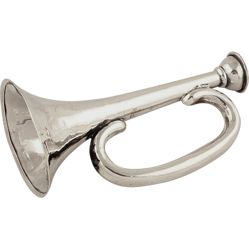 Unusual Antique Edwardian Silver Trumpet/Bugle Candle Snuffer / Doubter 1910