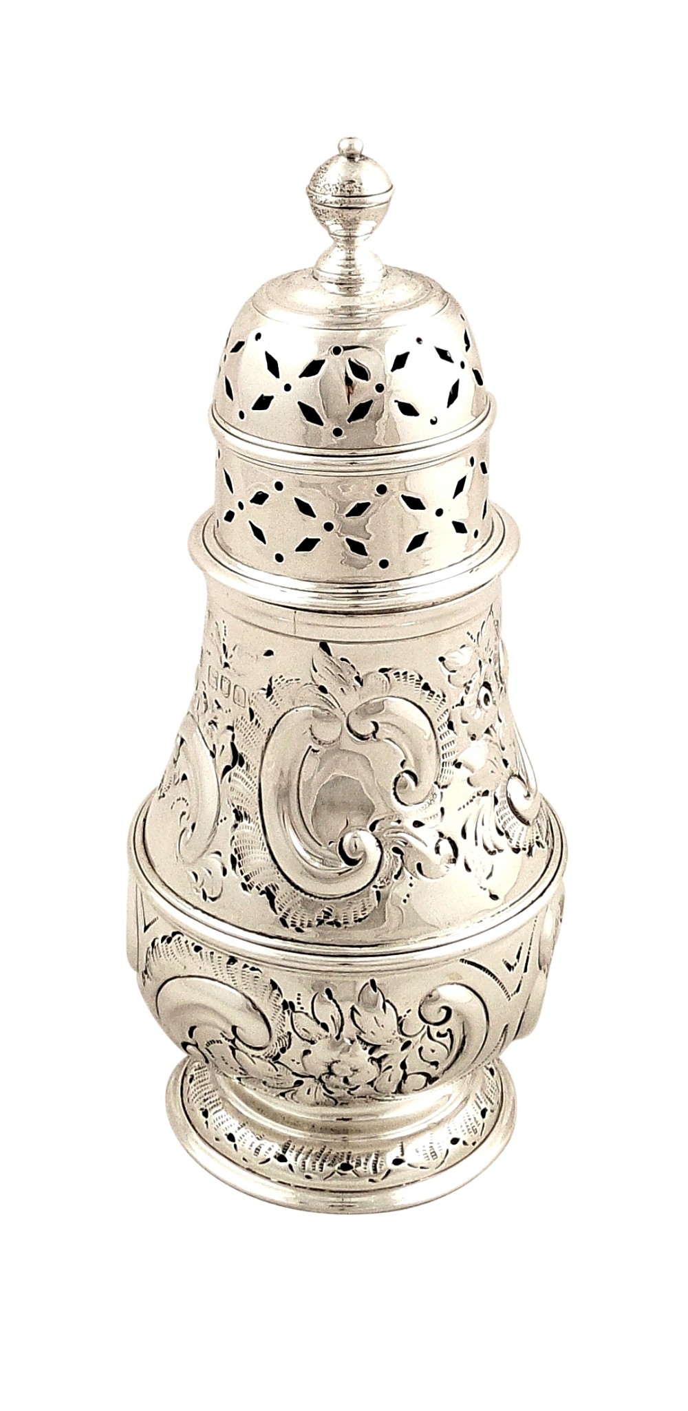 Antique Edwardian Sterling Silver Sugar Shaker 1903