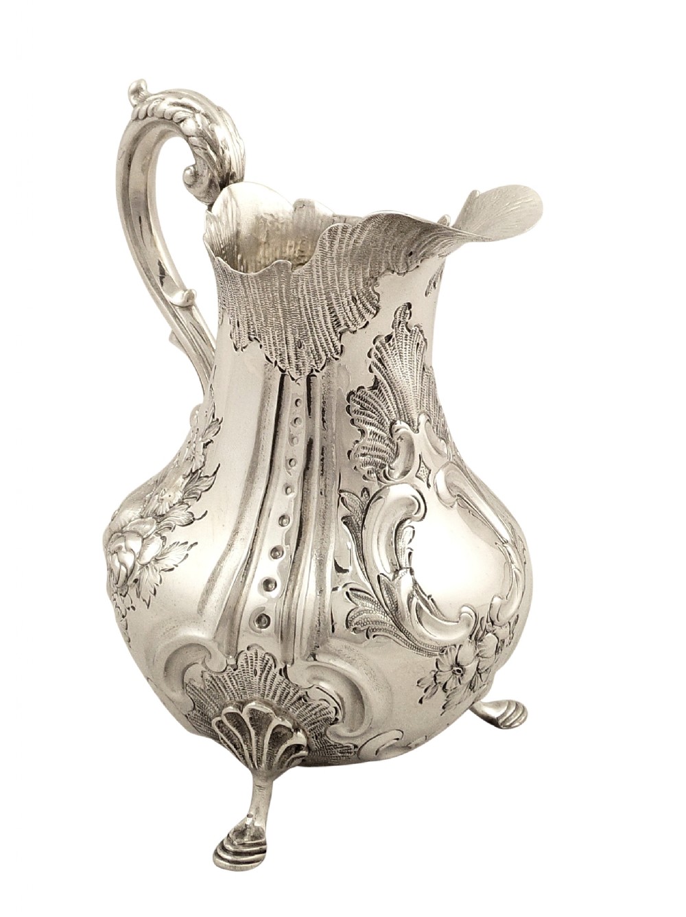 Antique Victorian Sterling Silver Jug - Exeter 1852