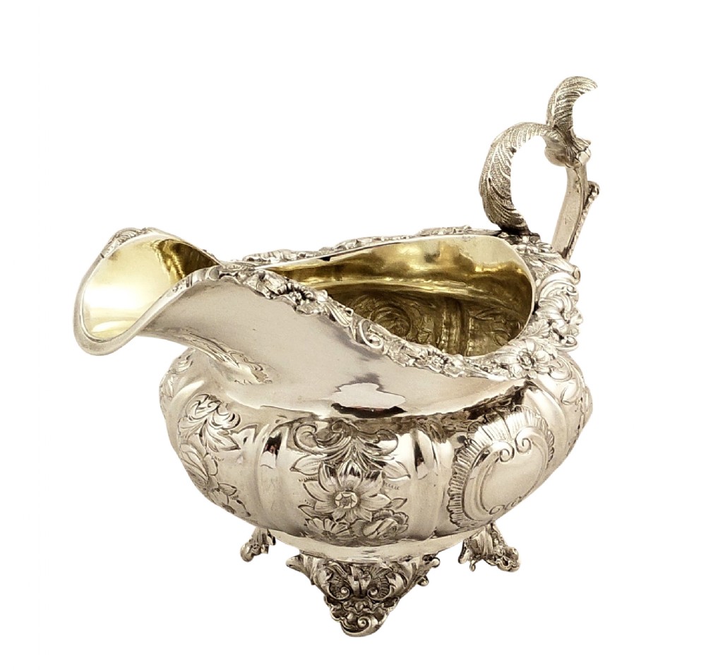 Antique William lV Sterling Silver Jug 1831