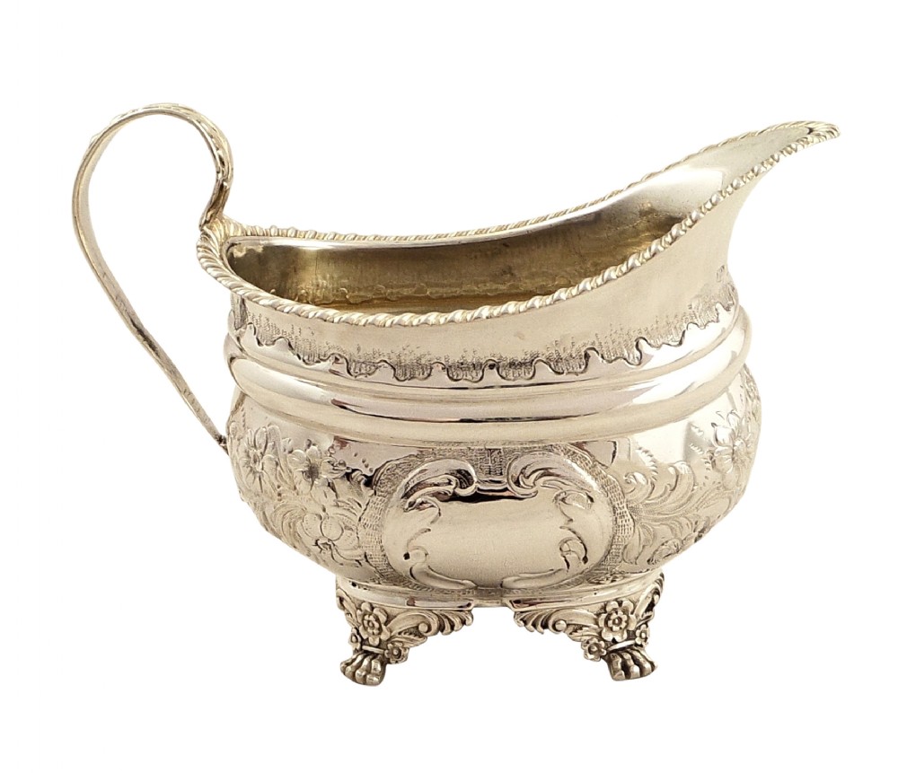 Antique Georgian Solid Sterling Silver Jug 1787