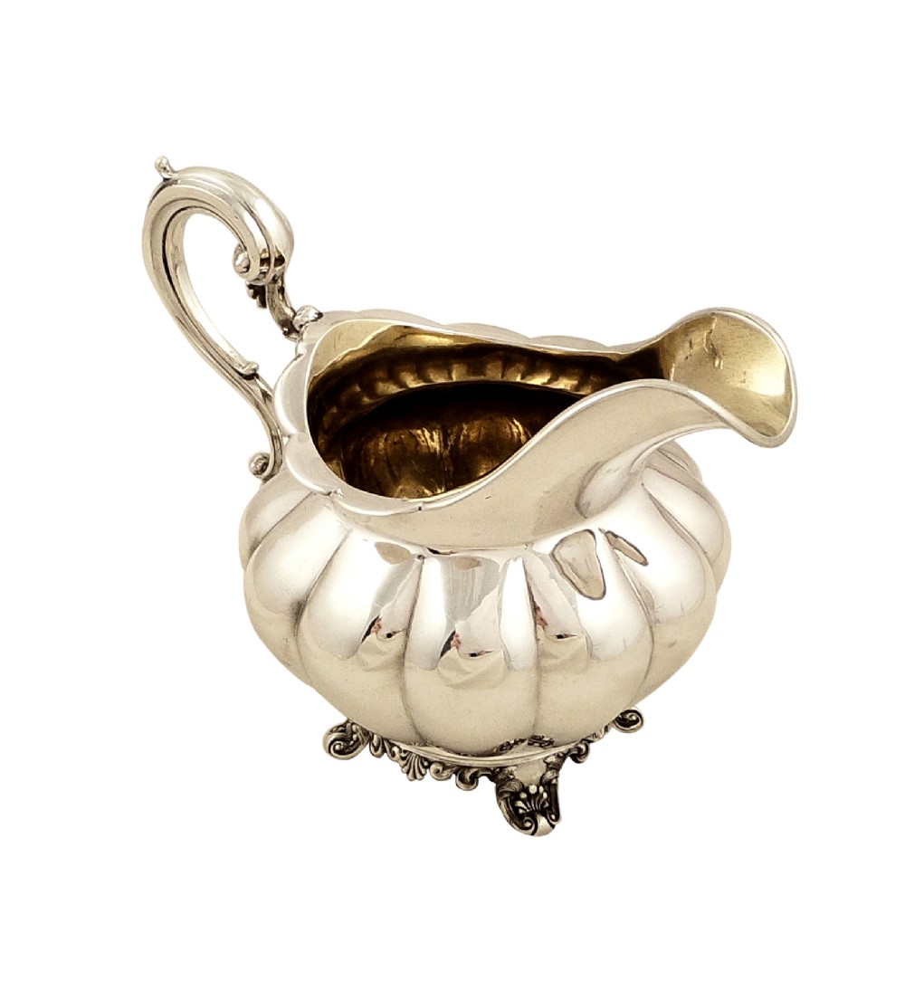 Antique Victorian Sterling Silver Jug 1853