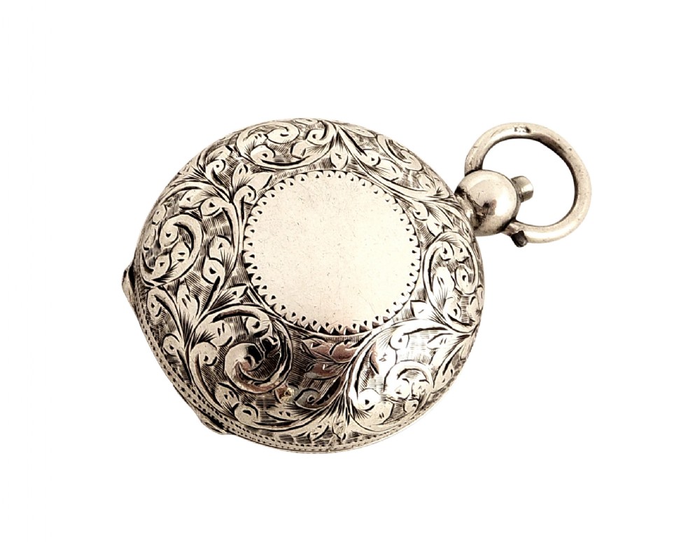 Antique Edwardian Sterling Silver Sovereign Case 1902