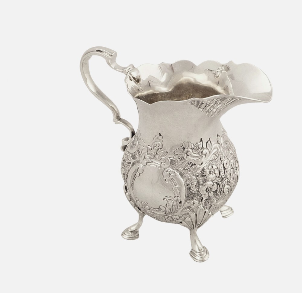 Antique Edwardian Sterling Silver Jug 1909