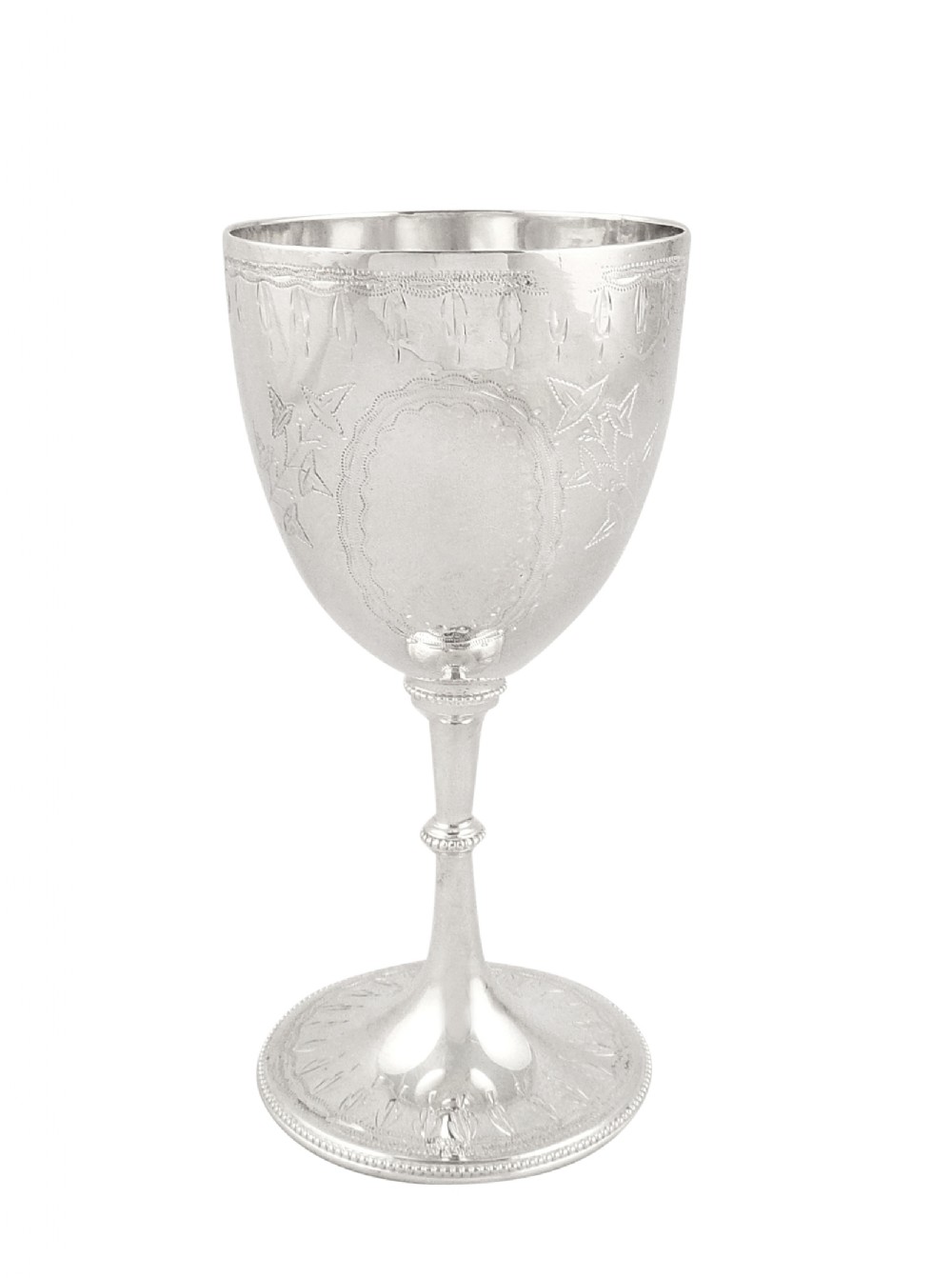 Antique Victorian Sterling Silver Goblet 1869