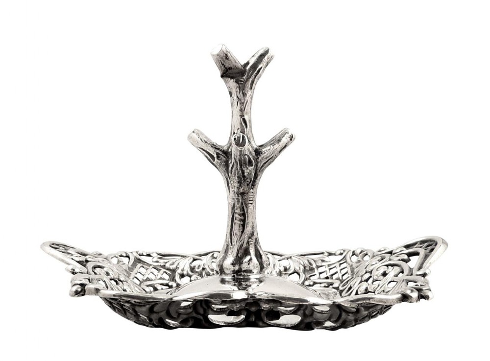 Antique Edwardian Sterling Silver Ring Tree - 1903
