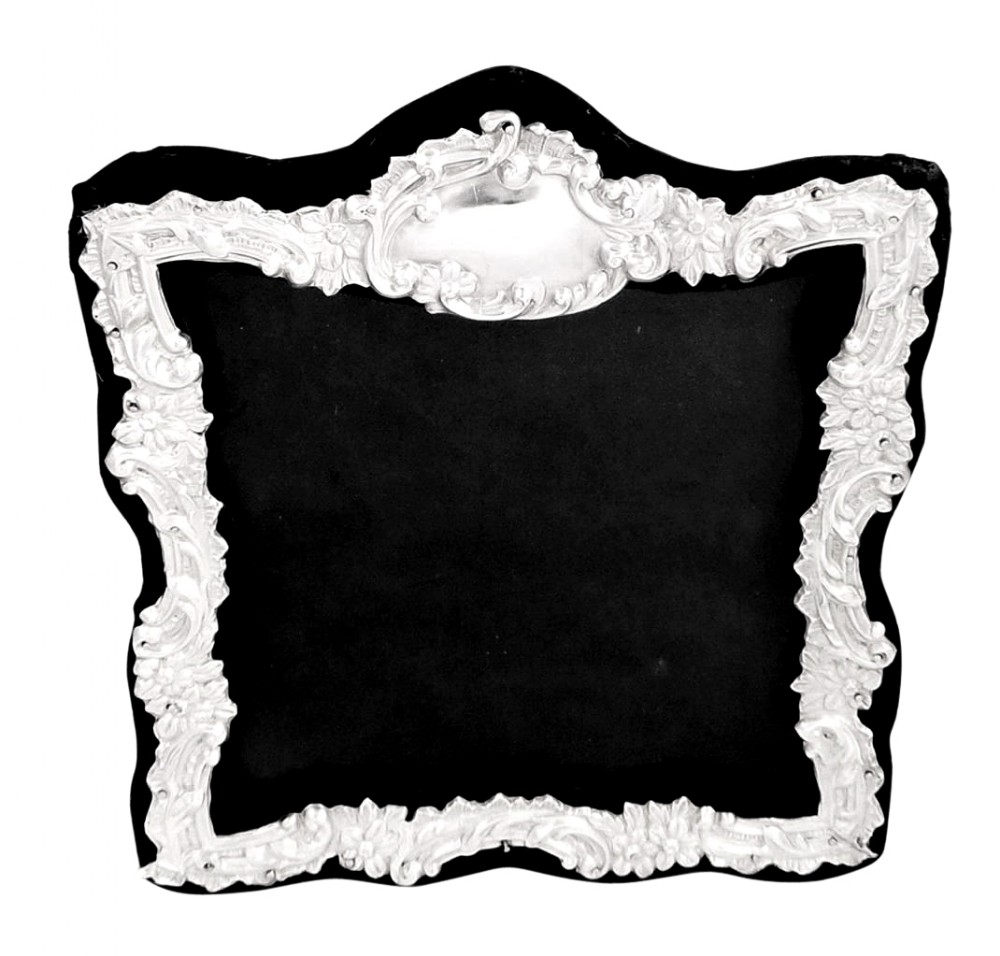 Antique Victorian Sterling Silver Photo Frame 1900