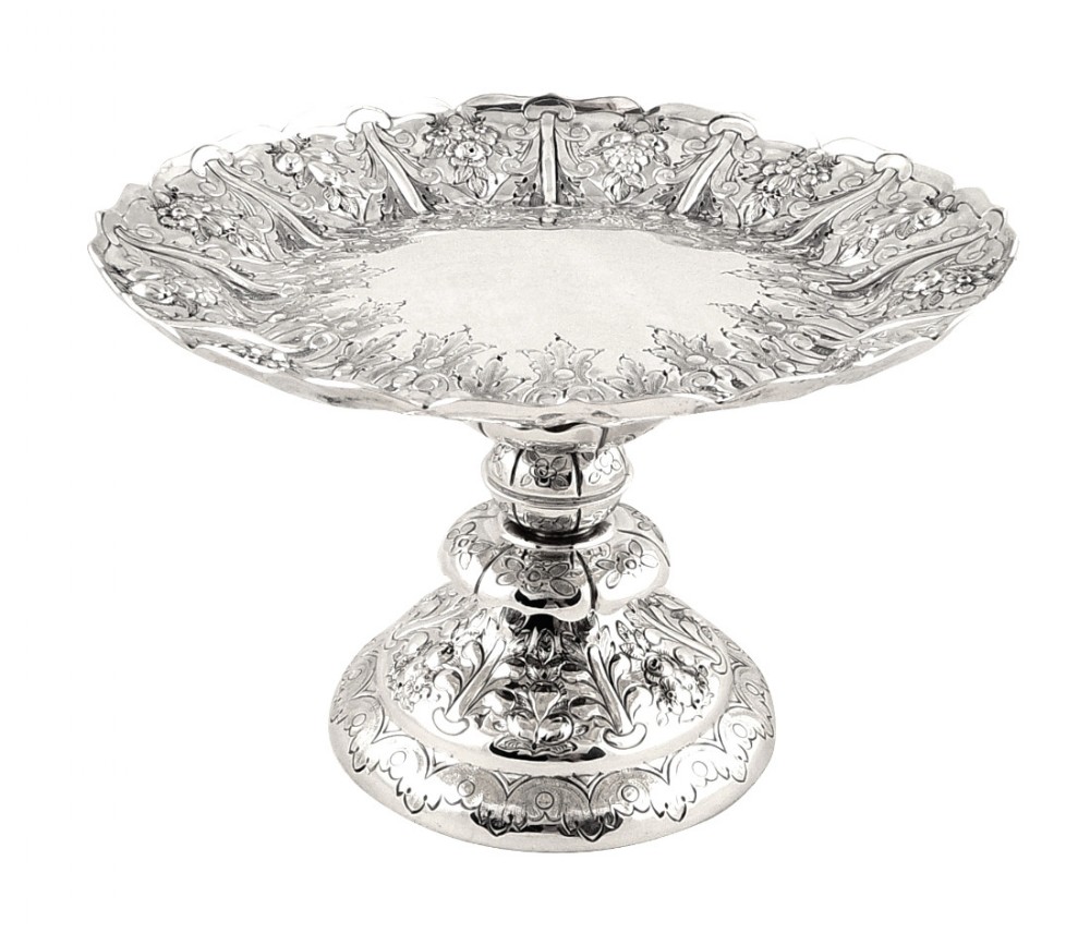 Antique Edwardian Sterling Silver Tazza / Comport 1901
