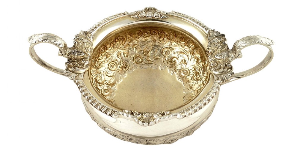 Antique Victorian Scottish Silver Bowl - Edinburgh 1896