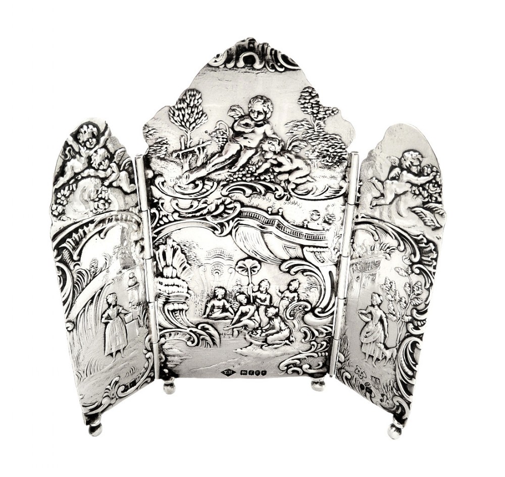 Unusual Antique Sterling Silver 4