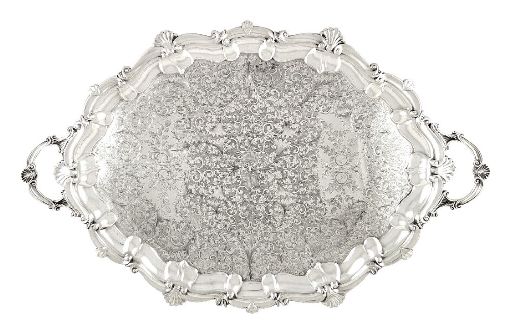 Huge Antique Sterling Silver 27