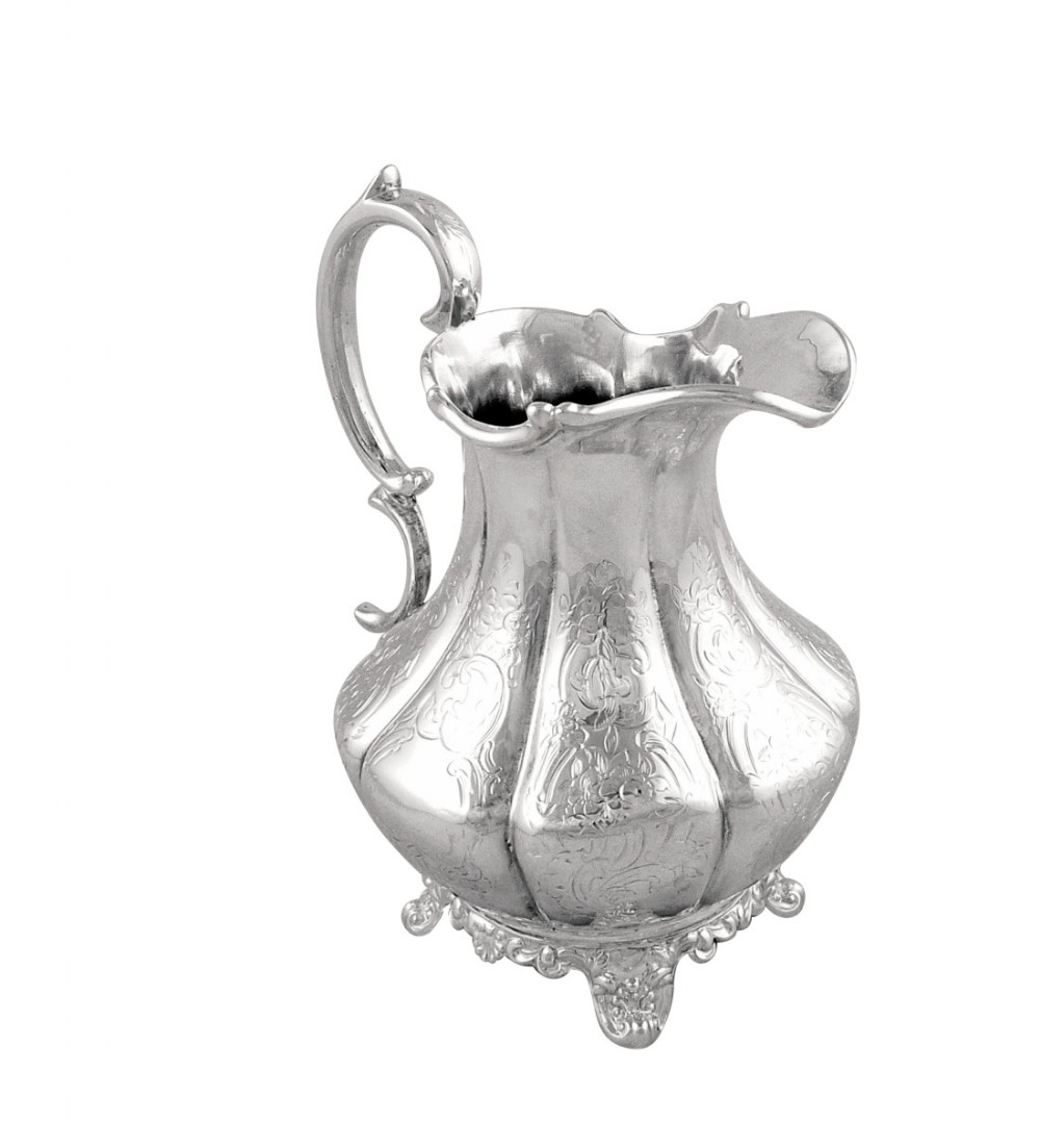 Antique Victorian Sterling Silver Jug 1850
