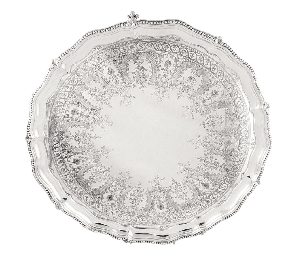 Large Antique Victorian Sterling Silver 16