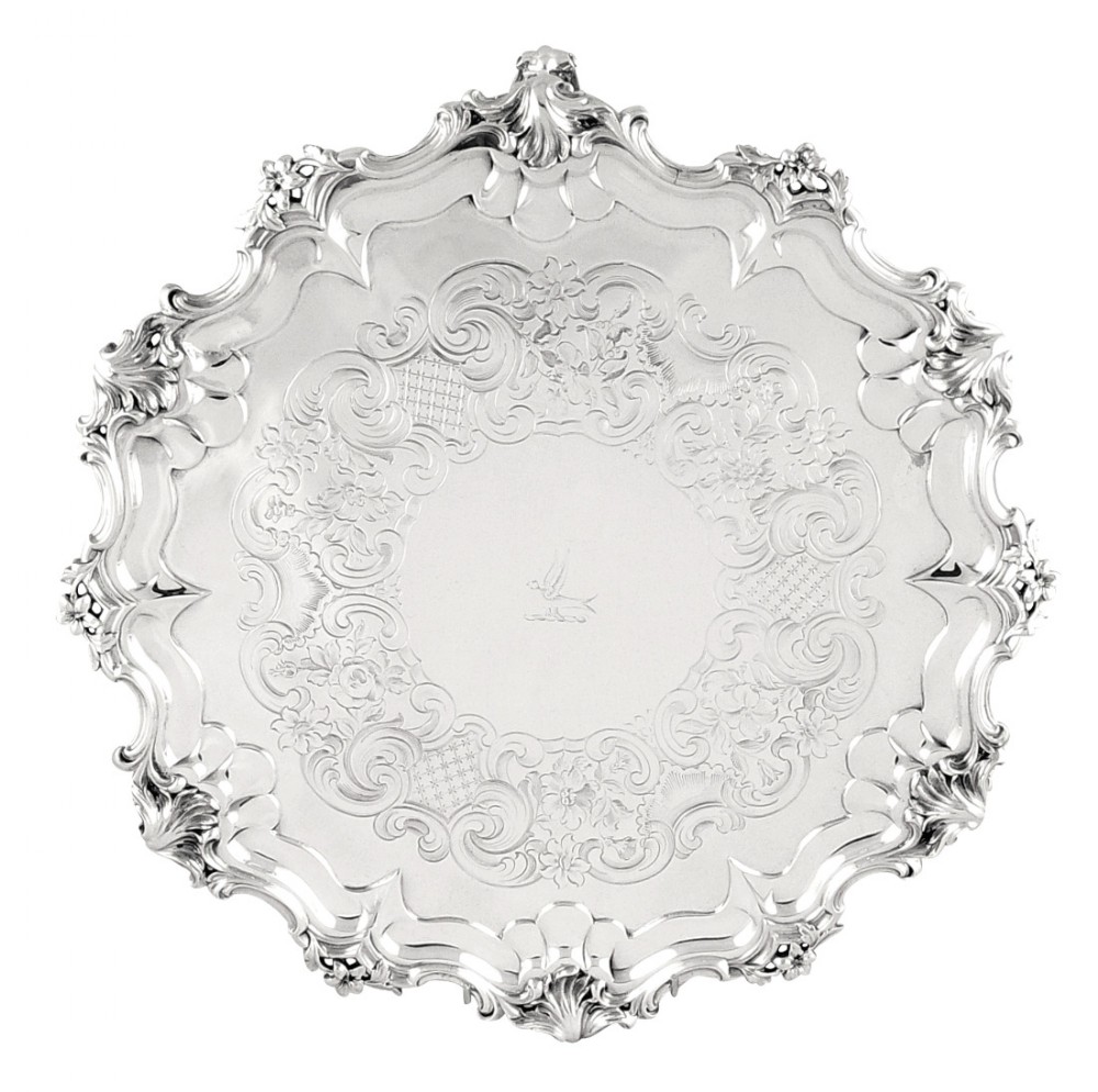 Large Antique Victorian Sterling Silver 14