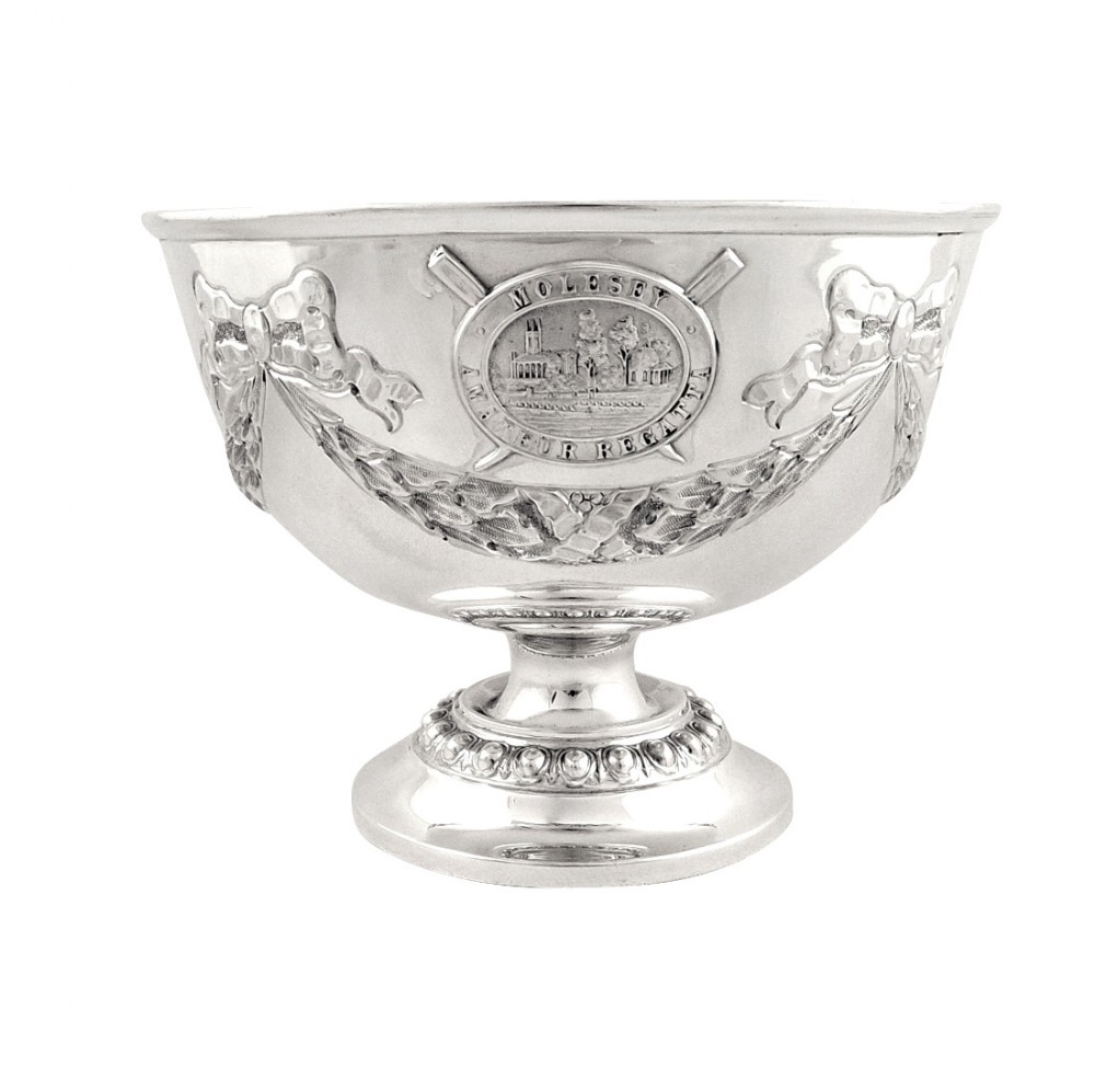 Antique Sterling Silver Bowl - 1917 Molesey Regatta