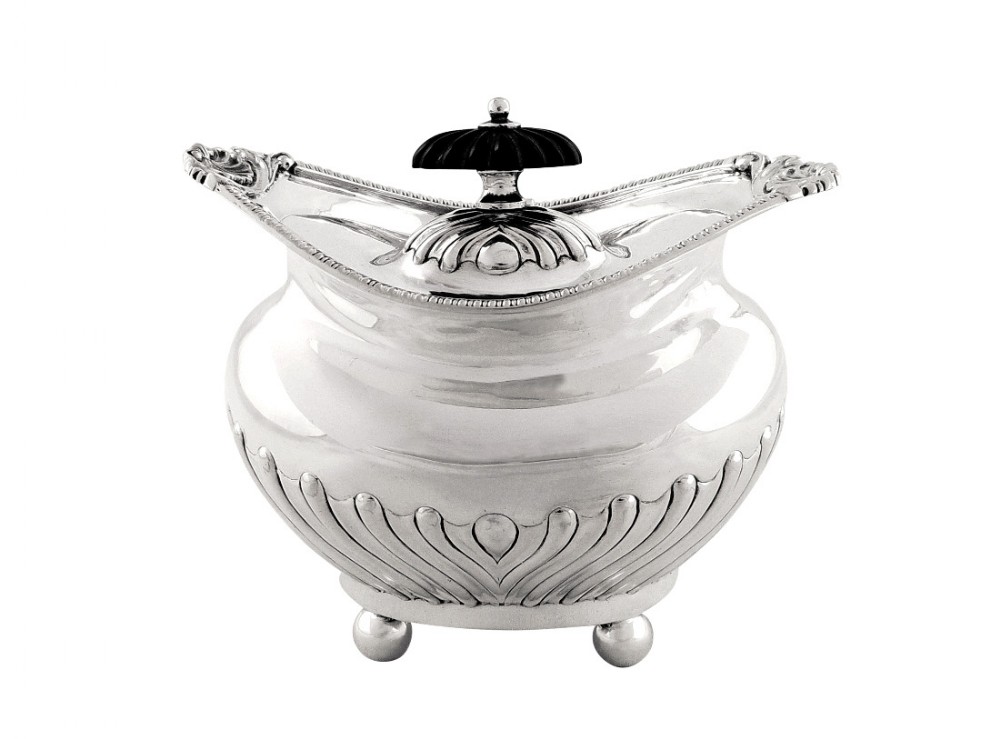 Antique Edwardian Sterling Silver Caddy 1905