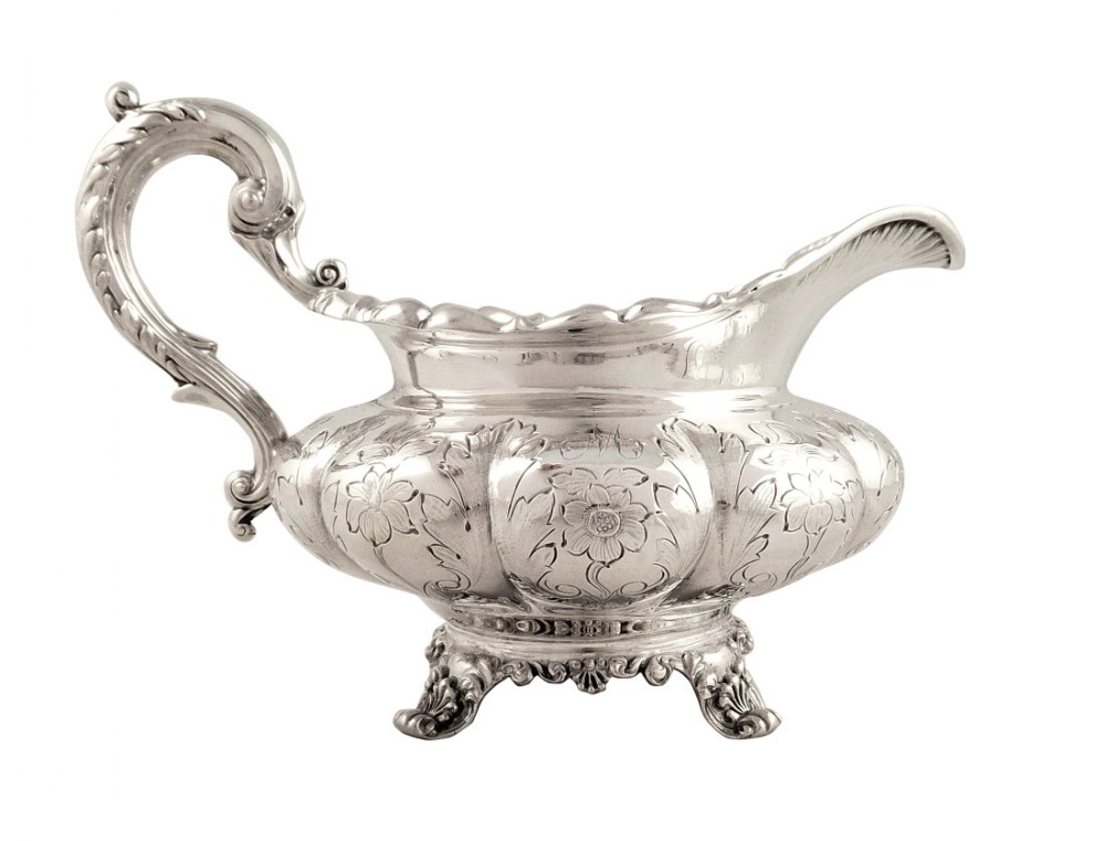 Antique William IV Sterling Silver Jug 1834