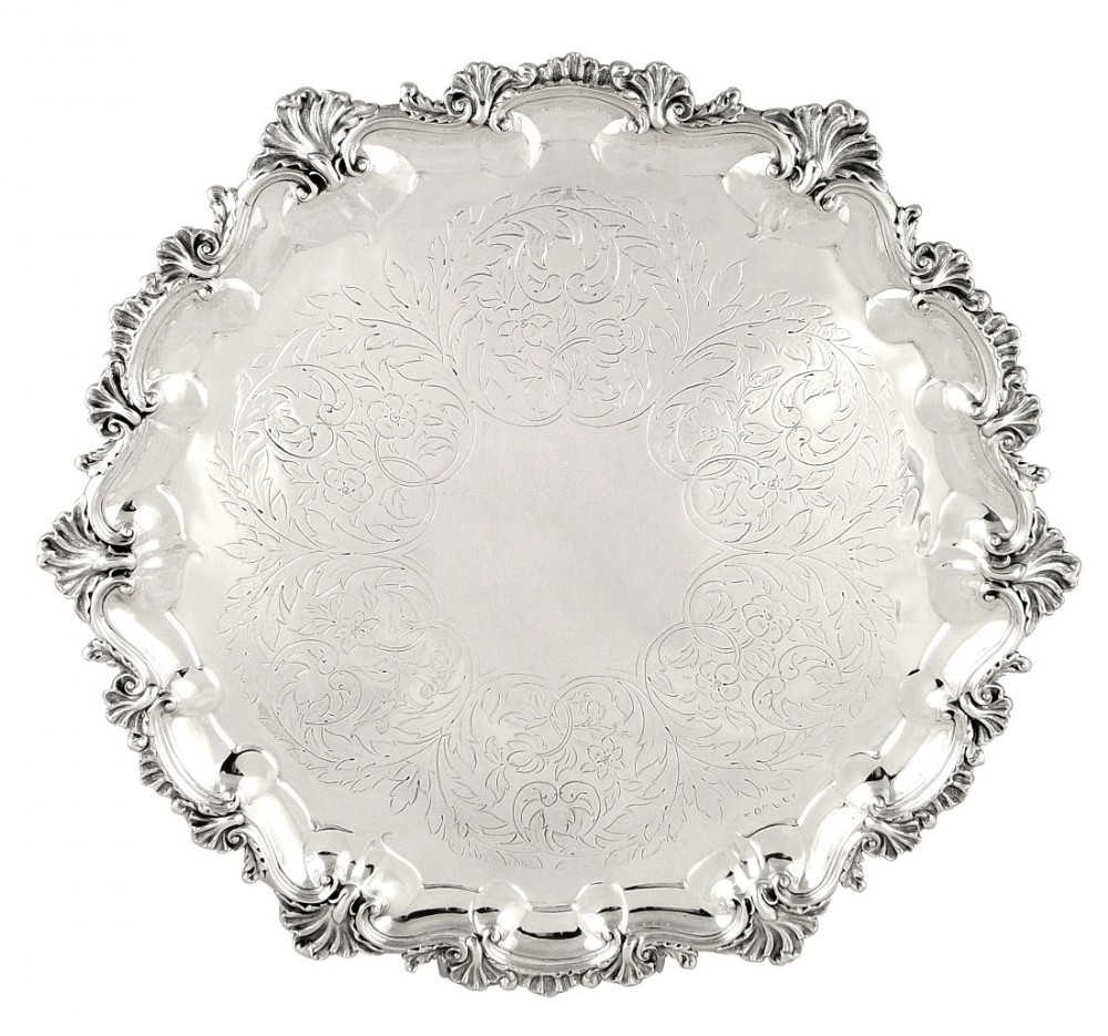 Large Antique Georgian Silver 14