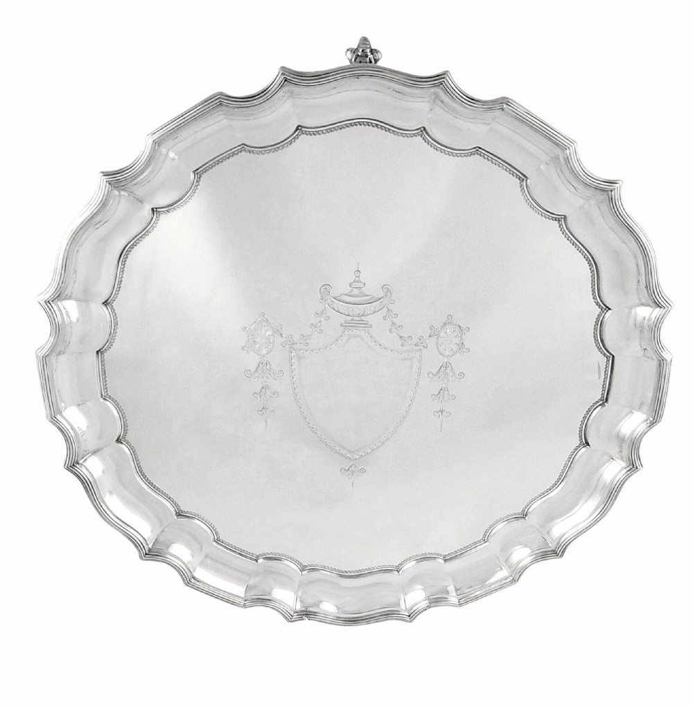 Large Antique Sterling Silver 14