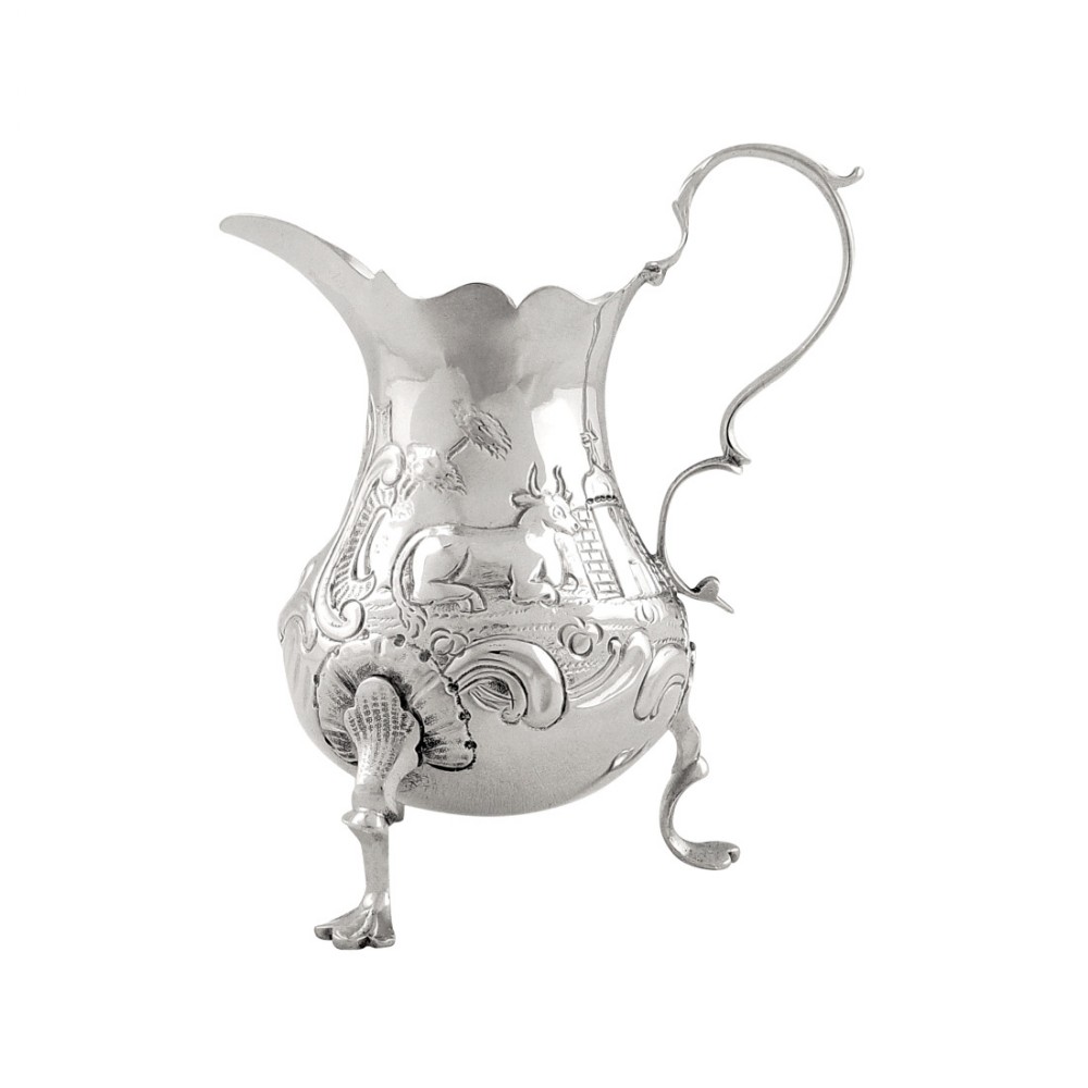 Antique Georgian Sterling Silver Jug 1763