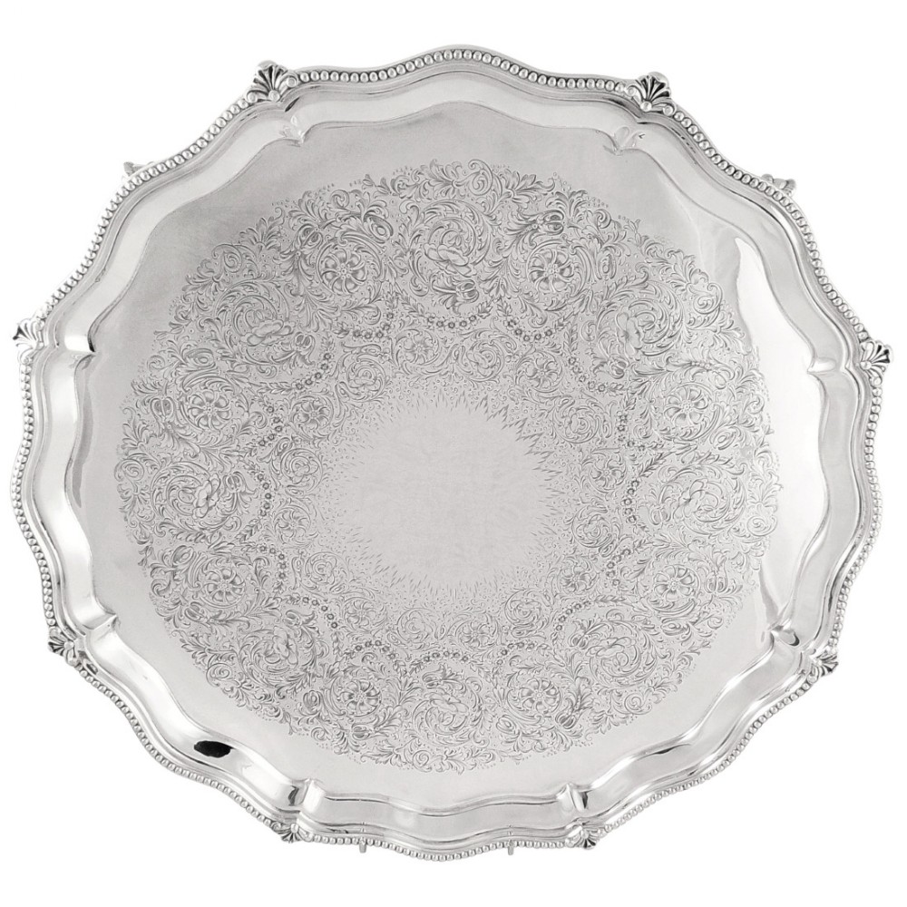 Huge Antique Victorian Sterling Silver 16