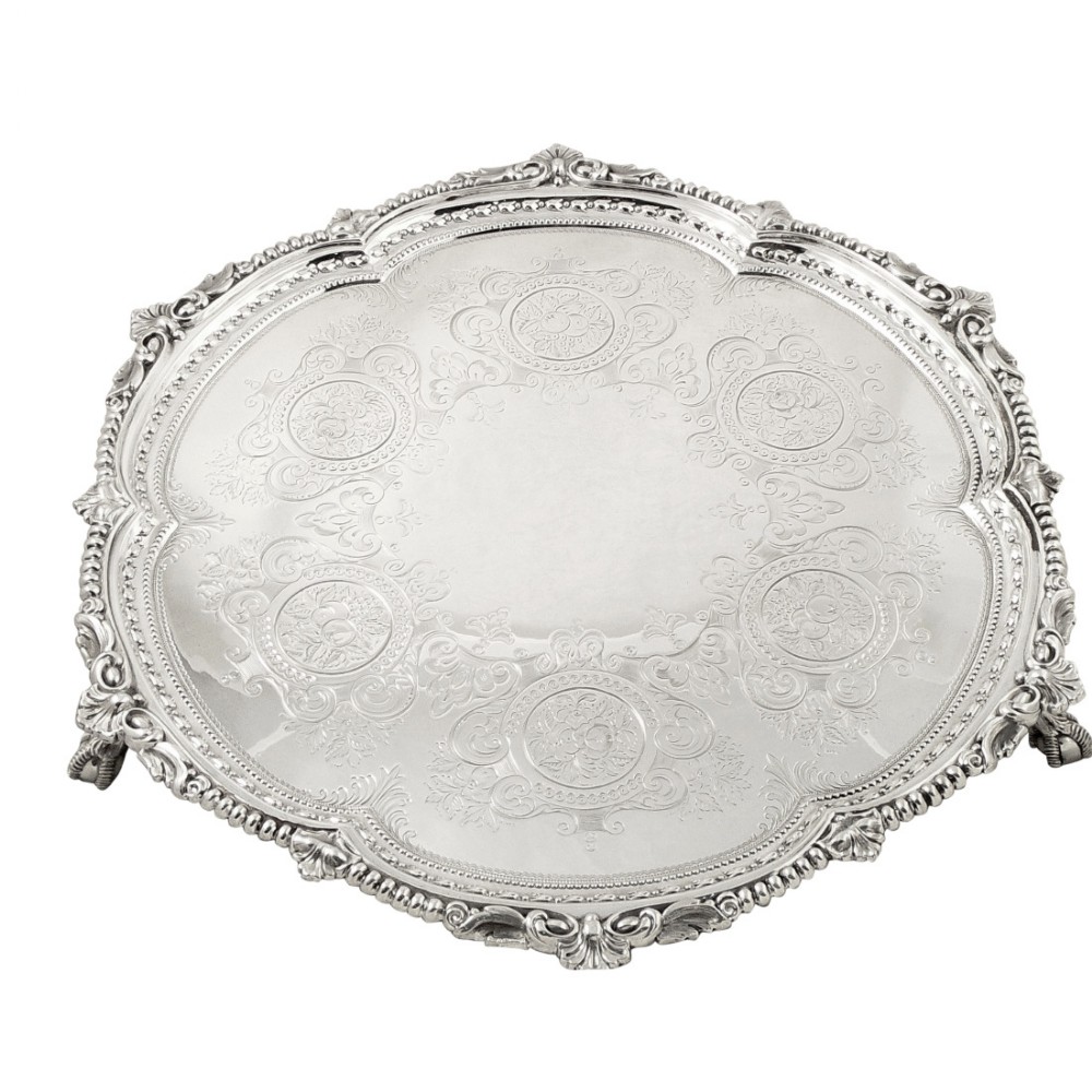 Huge Antique Victorian Sterling Silver 16