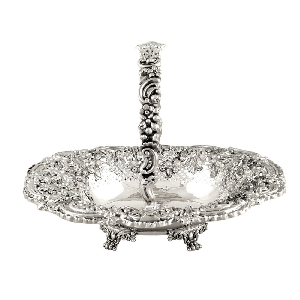 Large Antique Georgian Sterling Silver 12
