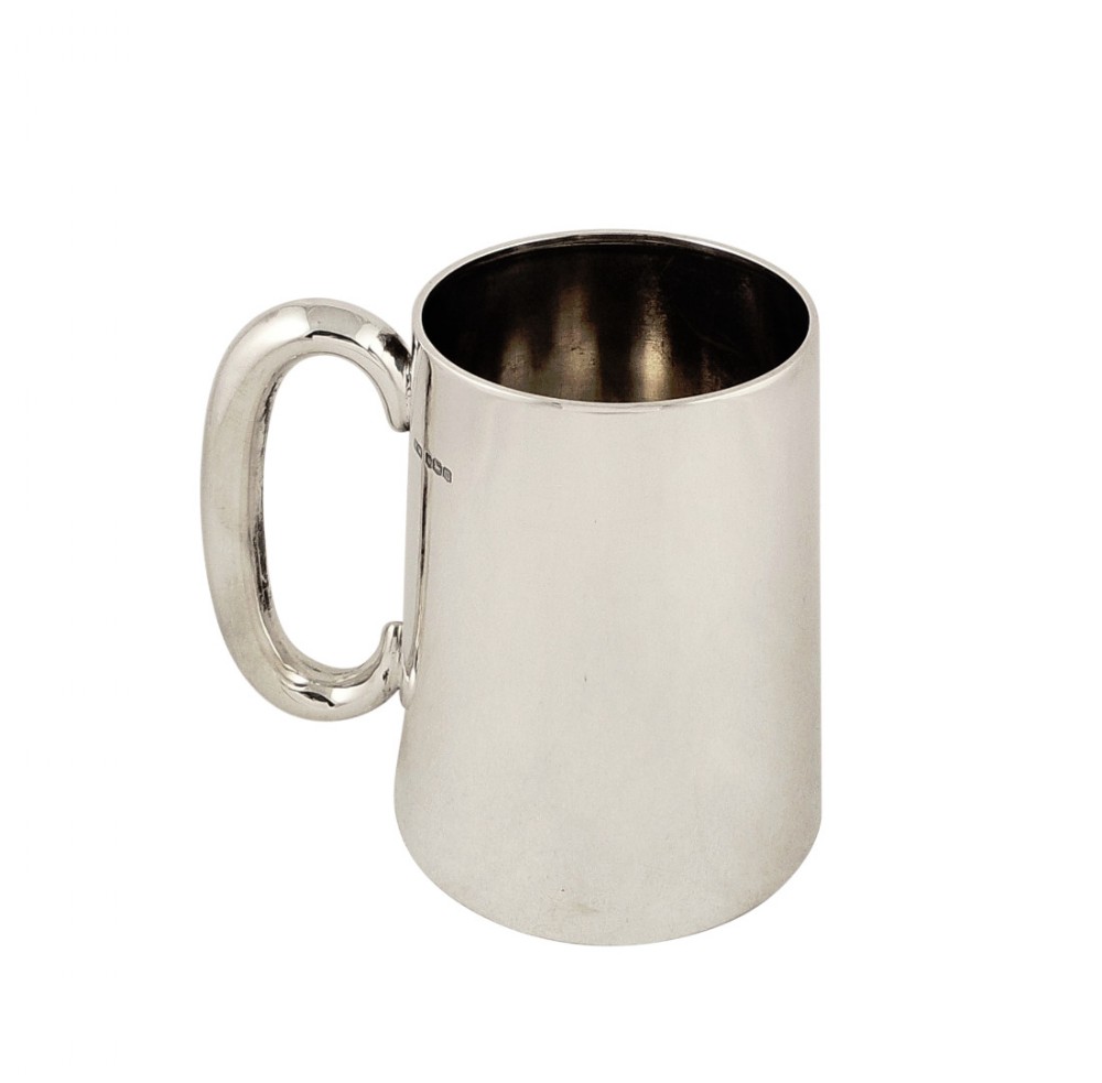 Antique Sterling Silver Pint Mug / Tankard 1929