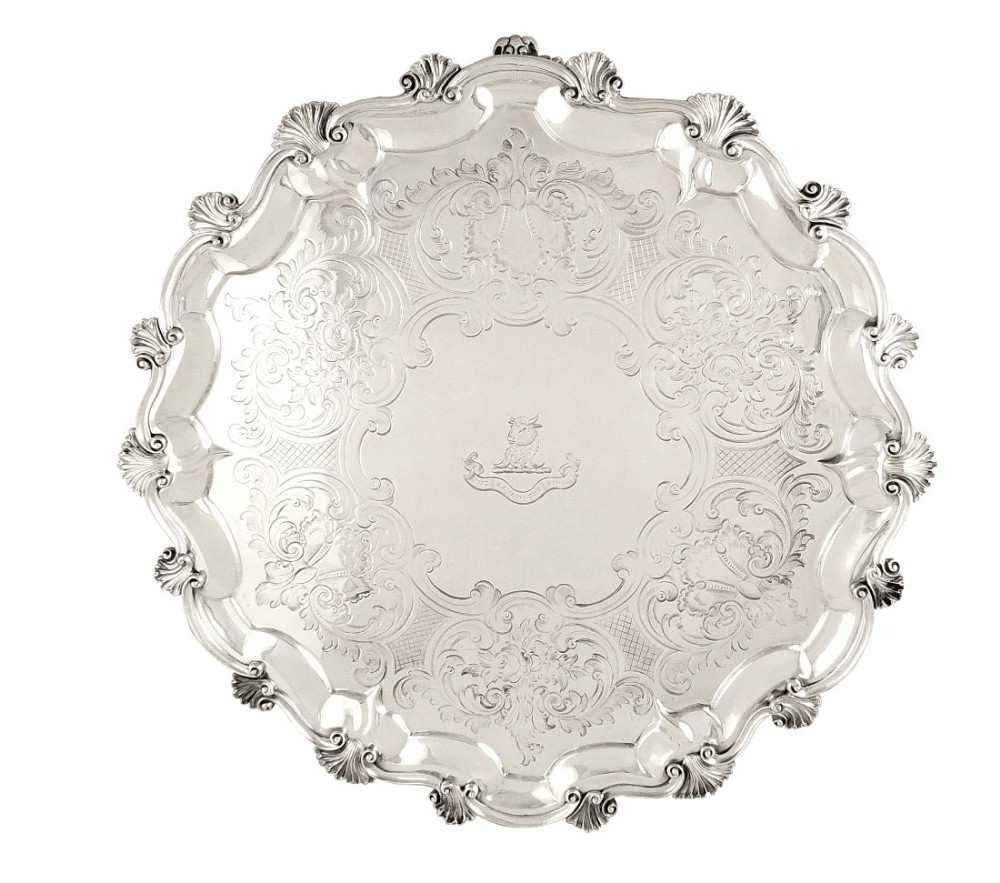 Huge Antique Victorian Silver 16 1/2