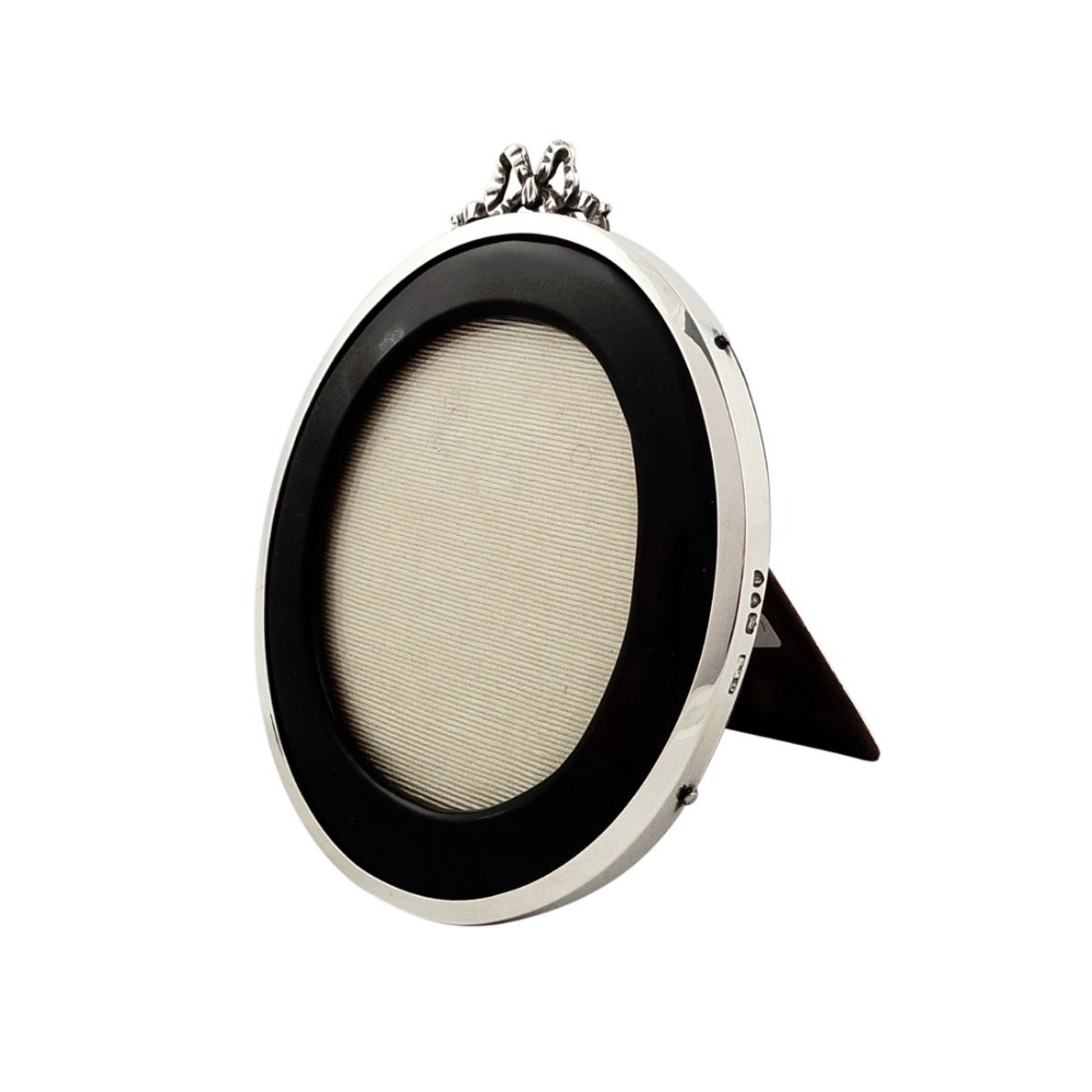 Antique Victorian Sterling Silver & Tortoiseshell Photo Frame 1895