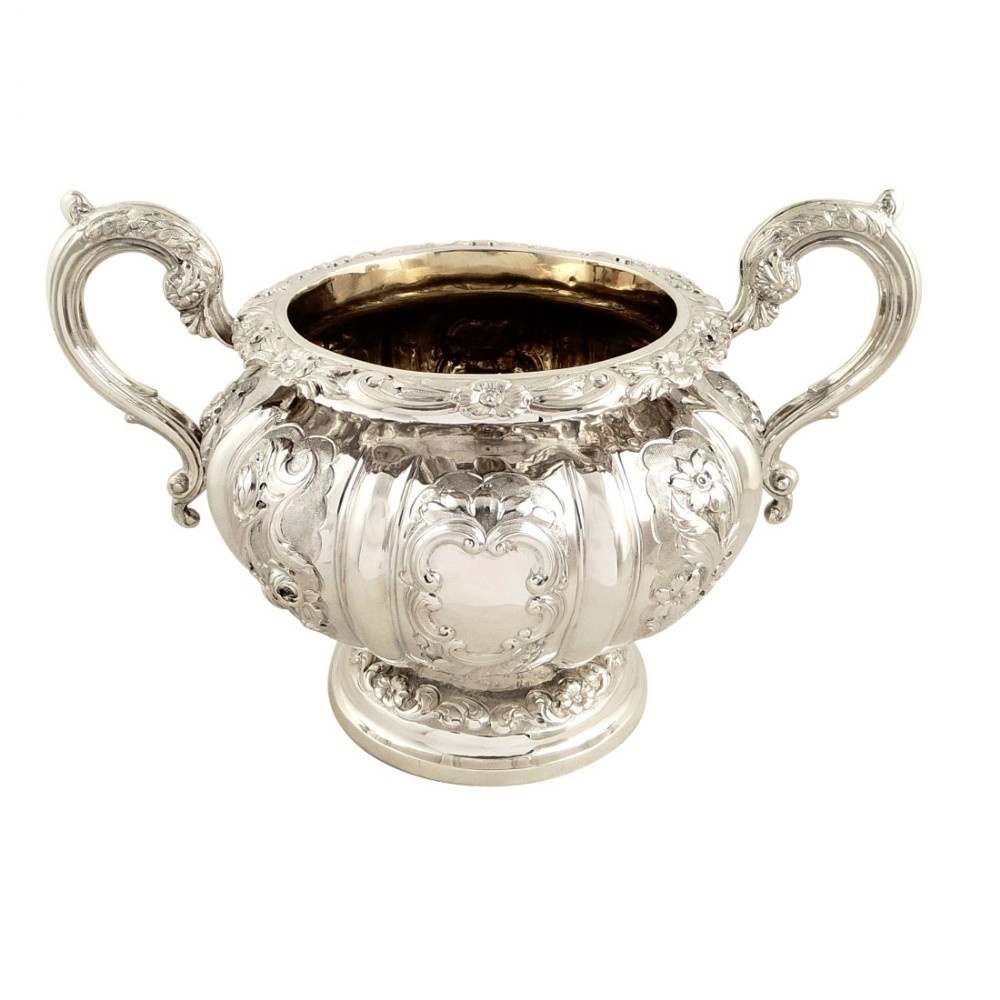 Antique Early Victorian Scottish Sterling Silver Bowl - Edinburgh 1839