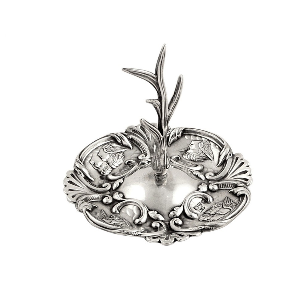 Antique Edwardian Sterling Silver 'Angels' Ring Tree 1908