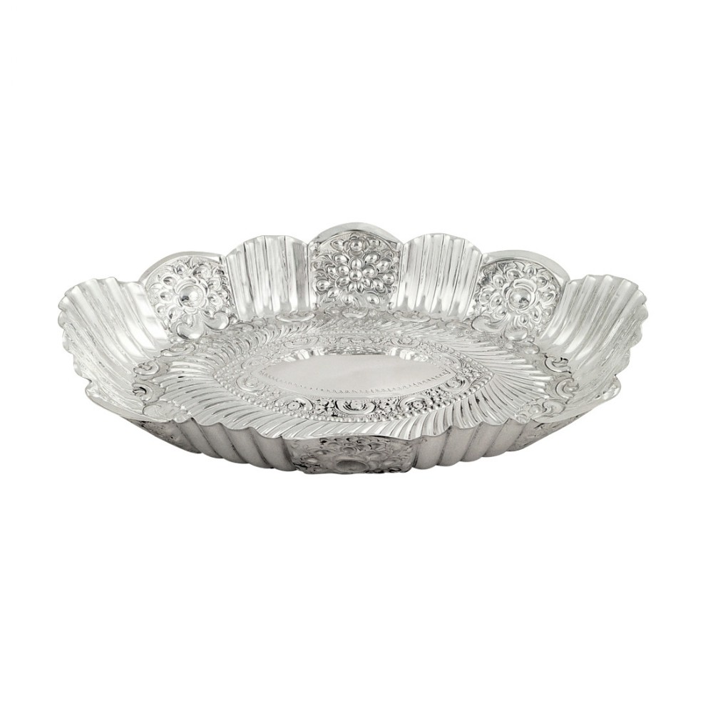 Antique Victorian Sterling Silver Dish 1888