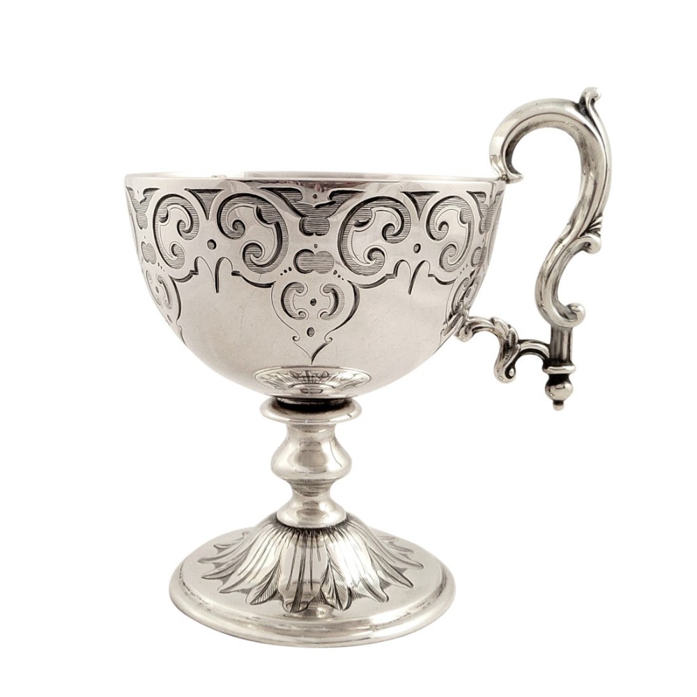 Antique Victorian Sterling Silver Cup 1852