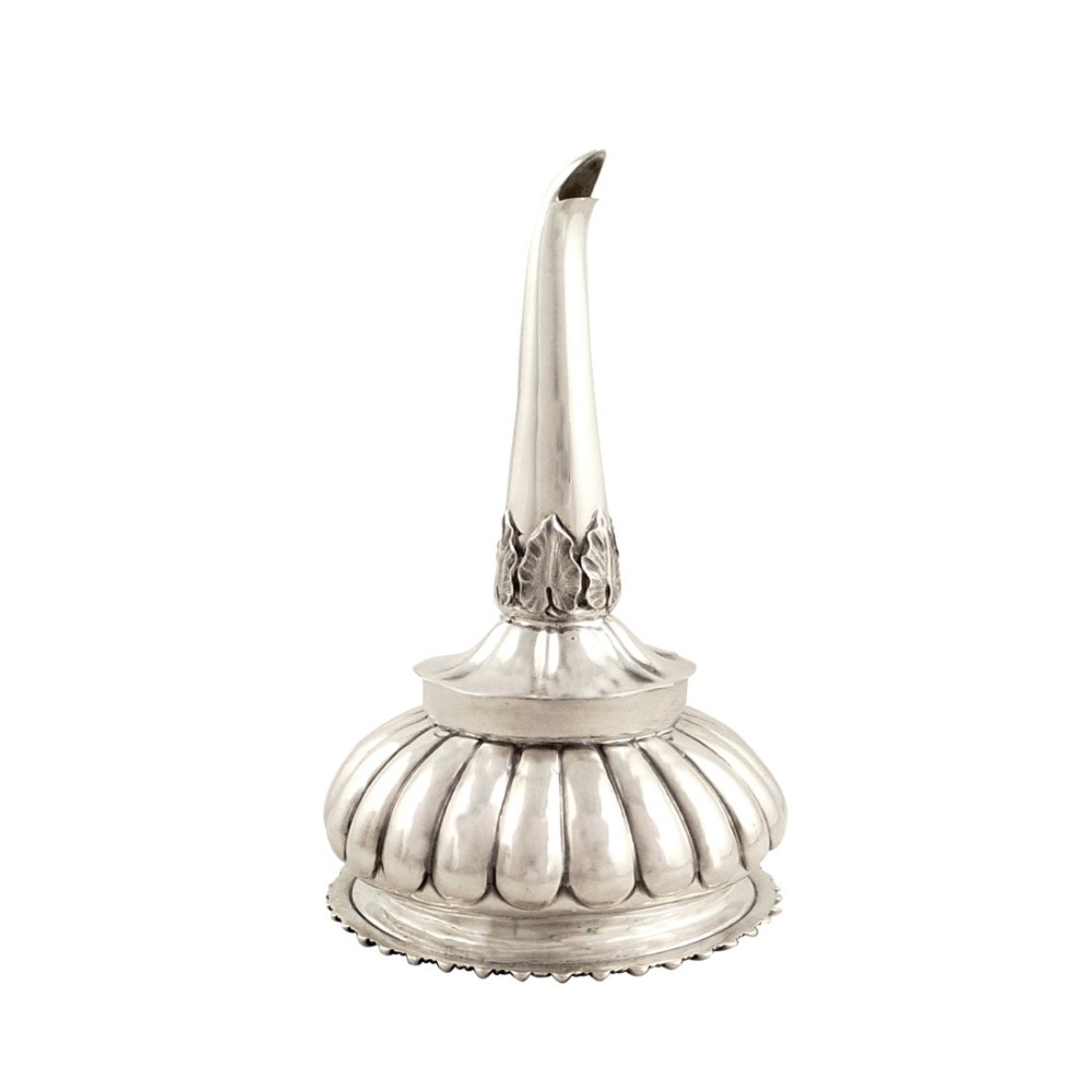 Antique Regency Sterling Silver Wine Funnel 1828