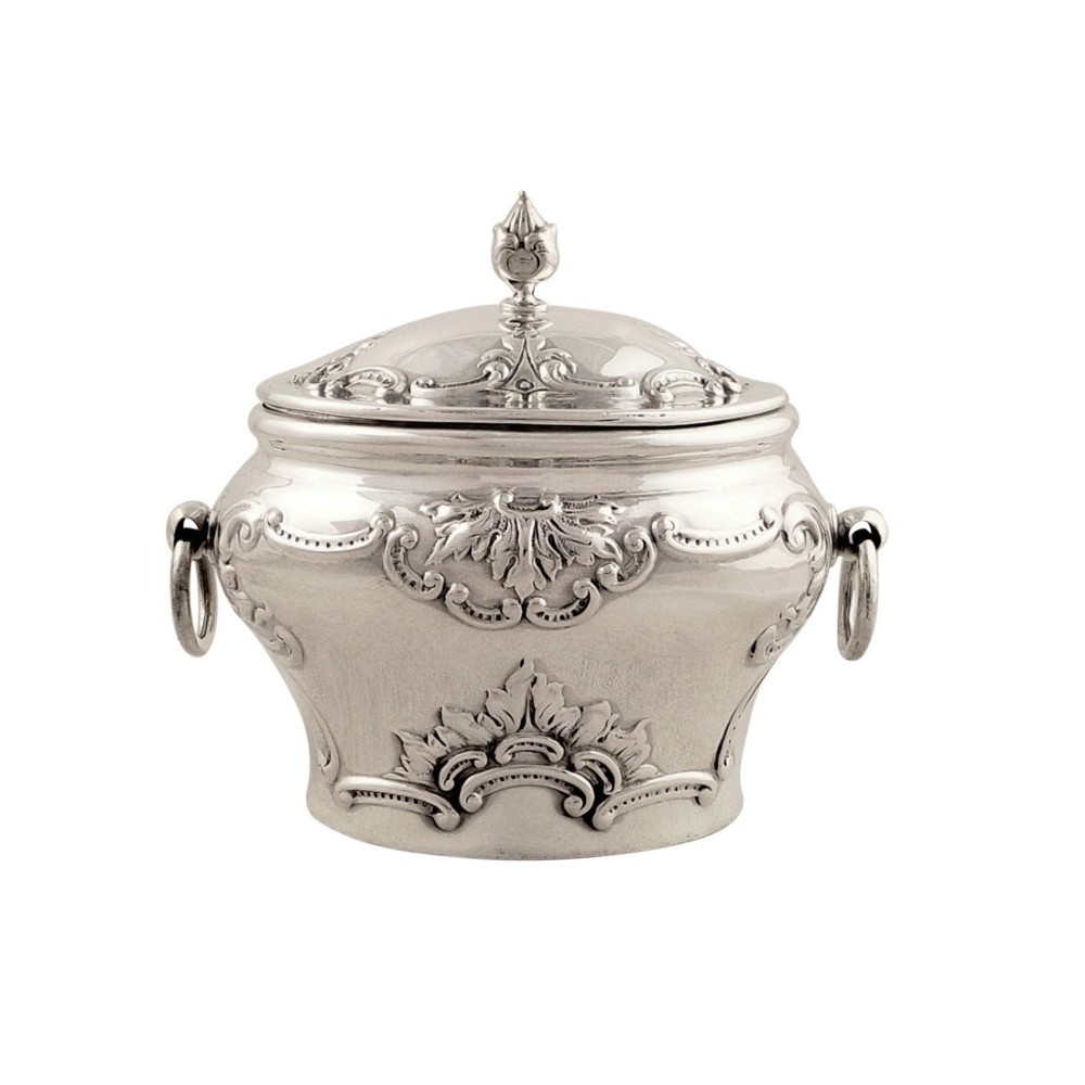 Antique Sterling Silver Caddy 1901