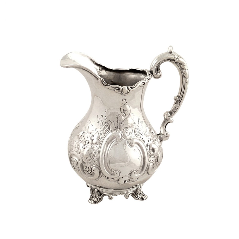 Antique Victorian Sterling Silver Jug 1872