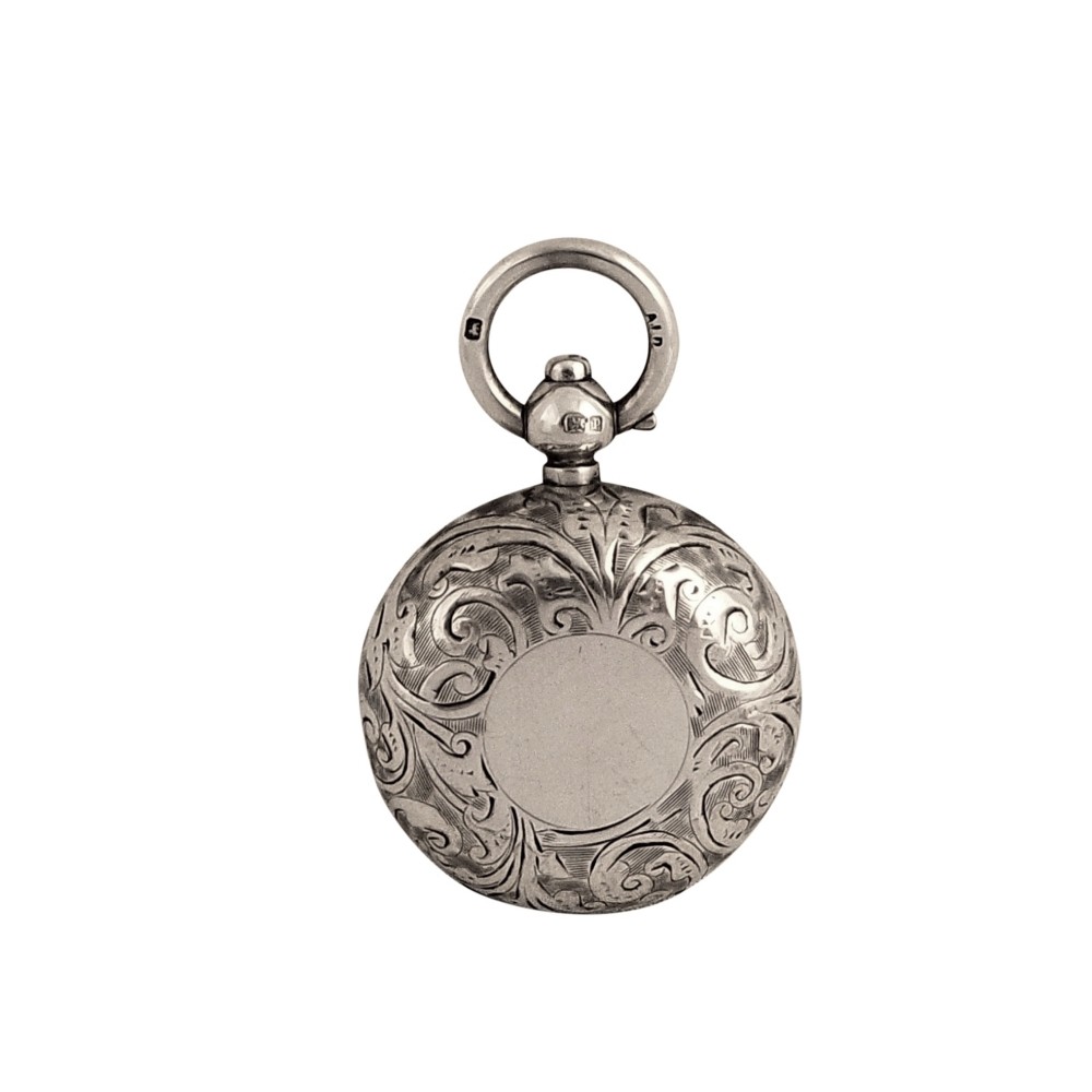 Antique Sterling Silver Sovereign Case 1914