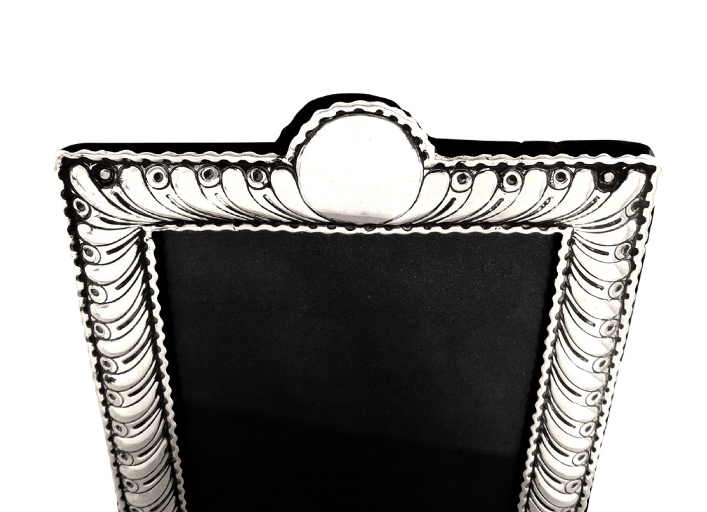 Antique Edwardian Sterling Silver Photo Frame 1902 View VII