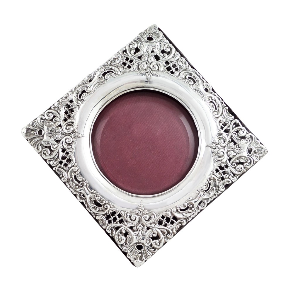 Antique Victorian Sterling Silver Photo Frame 1900