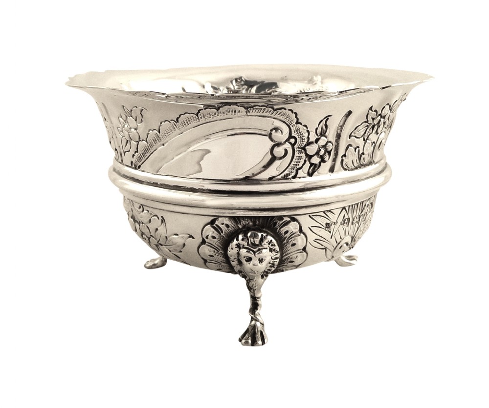 Antique Sterling Silver 'Animals' Bowl 1923 View VII