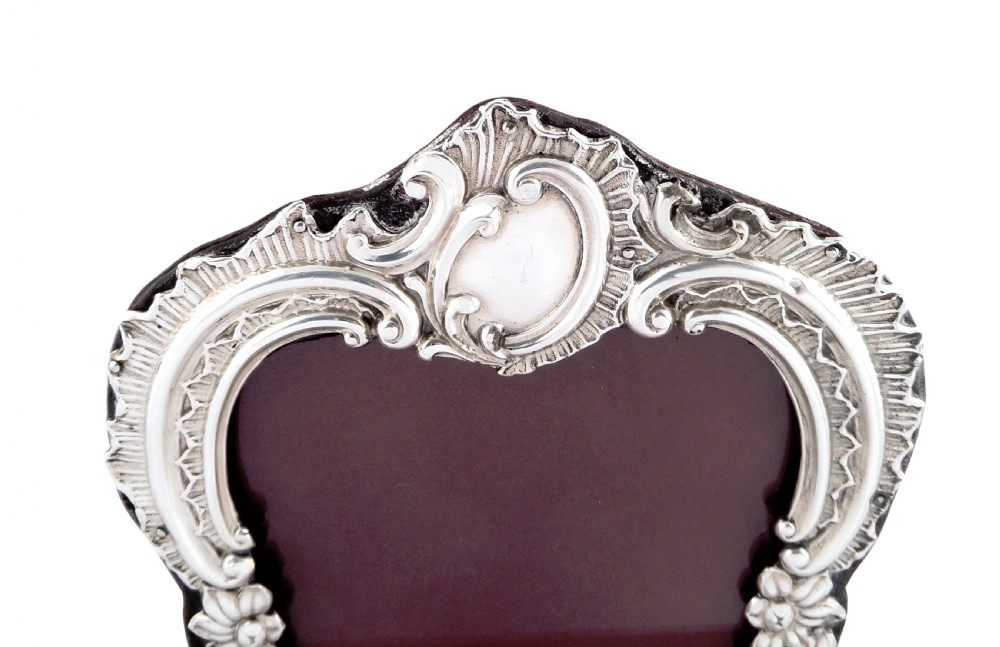 Antique Victorian Sterling Silver Photo Frame 1895 View III